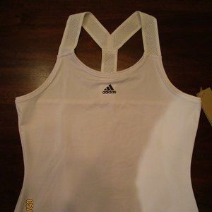 Adidas Y Tank Ladies Large White